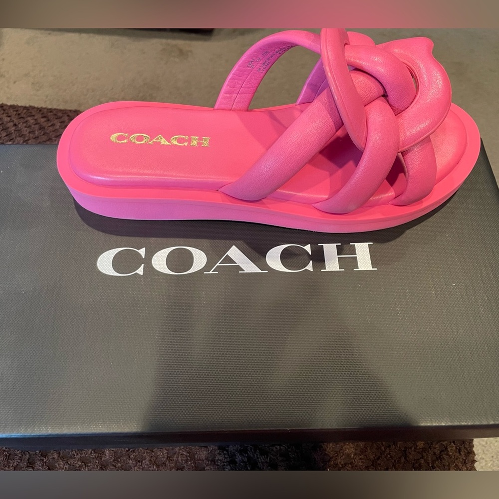 Coach Pink Women's Sandals